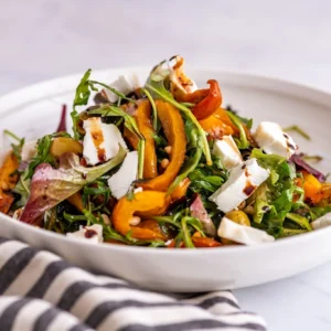 Roasted pumpkin feta salad.