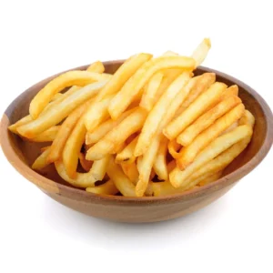 Bowl of golden french fries