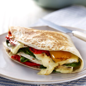 Quesadilla with peppers and cheese